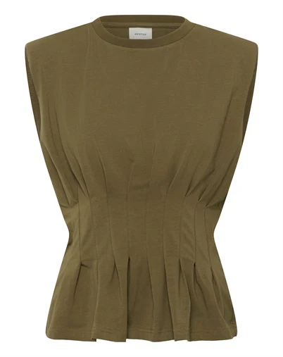 Gestuz - GZInez Top - Military Olive 